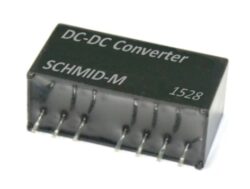 DC/DC měnič: SB-1205 S1H - Schmid-M: SB-1205 S1H DC / DC mni Uin = 9-18V, Uout: 5 V, 1W, SIL8, 3KVdc